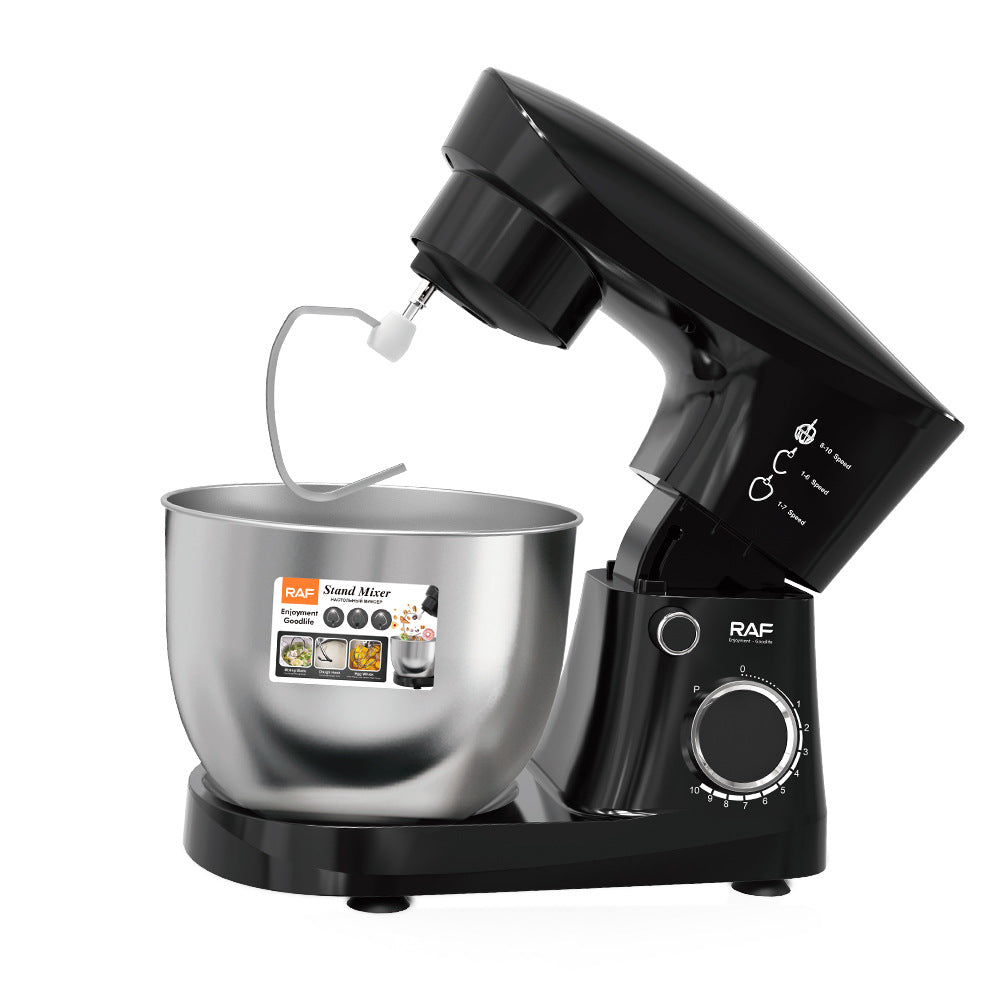 RAF European Standard Household Multifunctional Kitchen Machine Stainless Steel Bowl High Power Dough Mixer Egg Beater Whisk Mixer - 图片 17