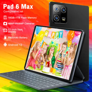 Pad 6 Max Android Tablet16+1T Large Screen Eye Protection Tablet Manufacturer In Stock Wholesale