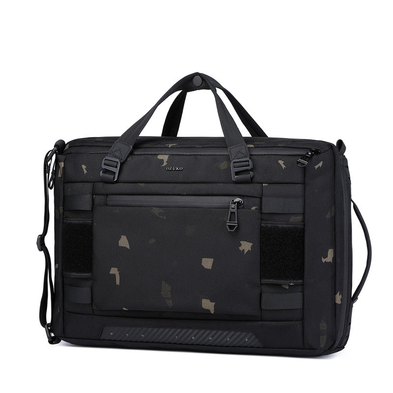 Business Computer Backpack Men's Multifunctional Large Capacity Waterproof Commuting Backpack Shoulder Portable Computer Bag - 图片 6