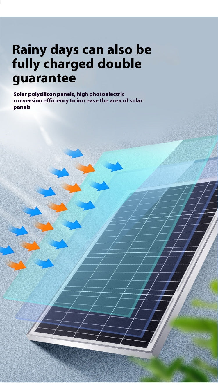 New Rural Lighting Engineering 6m Road Lamp Outdoor Solar LED Lamp Wide-Angle 4-Sided Aluminum Battery for Household Garden Use - 图片 34