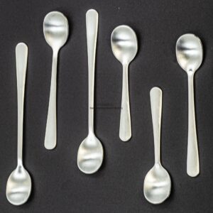 Manufacturer Extra Small Spoon Stainless Steel Coffee Spoon Creative Spoon Small Round Spoon Mini Extra Small Spoon8CM Seasoning Spoon