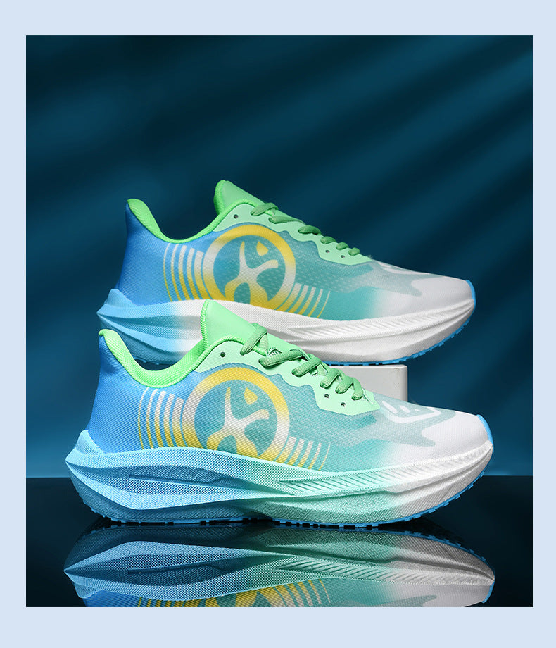 Massk New2025Carbon Plate Popcorn Bottom Running Shoes Men's Marathon Children's Sports Shoes Training Shoes - 图片 28