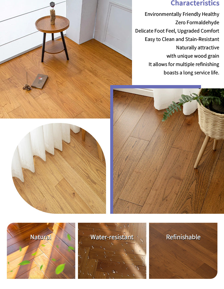 18mm Solid Black Locust Wood Flooring Heavy-Duty A/AB Grade Hardwood Luxury Interiors & Exterior Use Dense Built for Generations - 图片 13