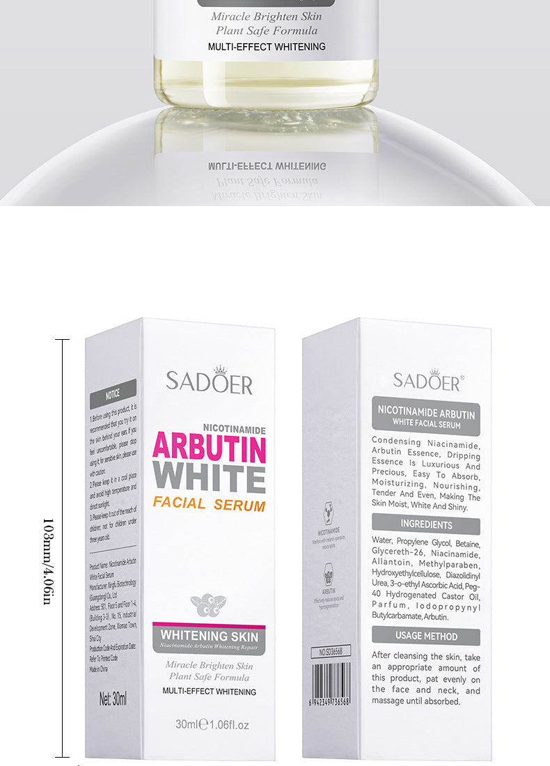 Niacinamide Arbutin Set SADOER Whitening, hydrating, and moisturizing skincare products wholesale - 图片 21