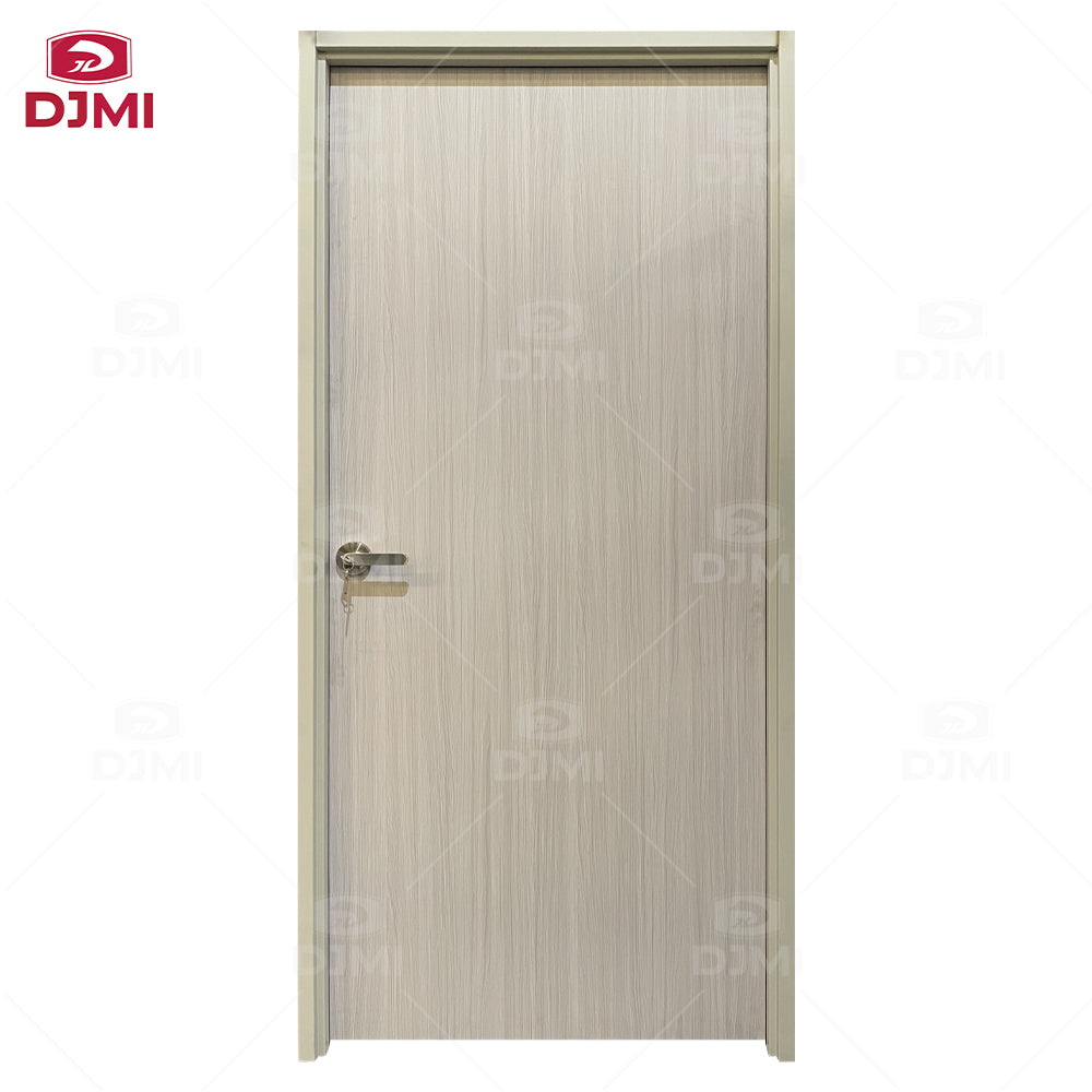 Fire Protection Certification Modern New Designs Bedroom Metal Frame Interior Solid Wooden Room Doors for Houses - 图片 3
