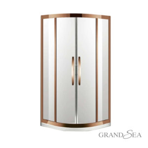 Custom Curved Bathroom Clean Tempered Glass Shower Door Portable Corner Shower Cabin Room