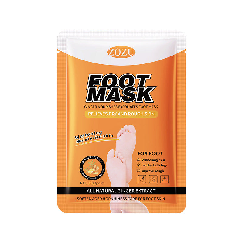 Ginger Foot Mask35g ZOZU Moisturizing, rejuvenating, and nourishing foot mask for cross-border foreign trade wholesale - 图片 5
