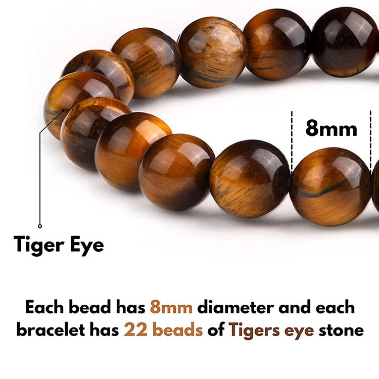 European and American Fashion New White Turquoise Tiger Eye Bracelet8mm Buddha Beads Lotus Pendant Bracelet Necklace Factory Direct Sale - 图片 31