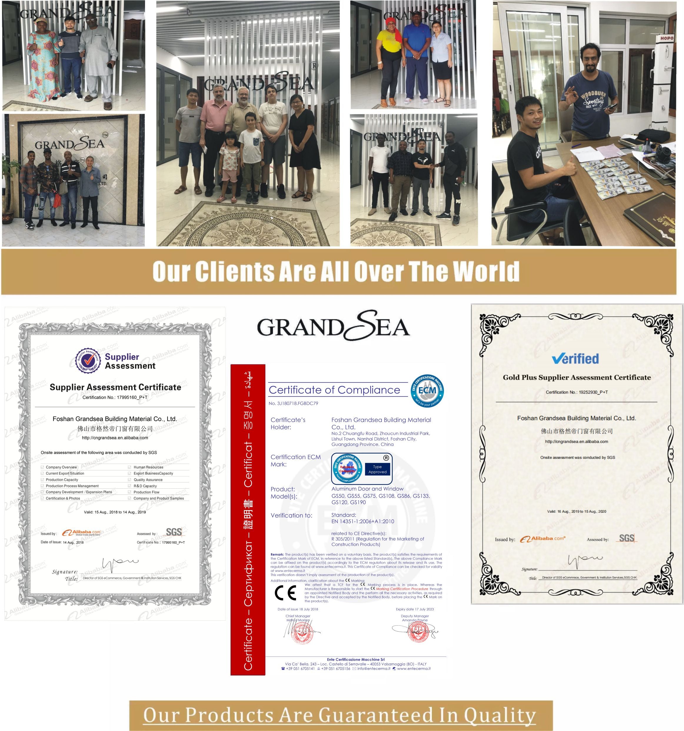 Luxury Simple Bathroom Sliding Tempered Glass Aluminum Frame Door Shower - 图片 16