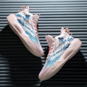 2025New Fashion Rubber Sole Sports Trendy Shoes for Teenagers, Personalized Professional High-Top Wear-Resistant Basketball Shoes