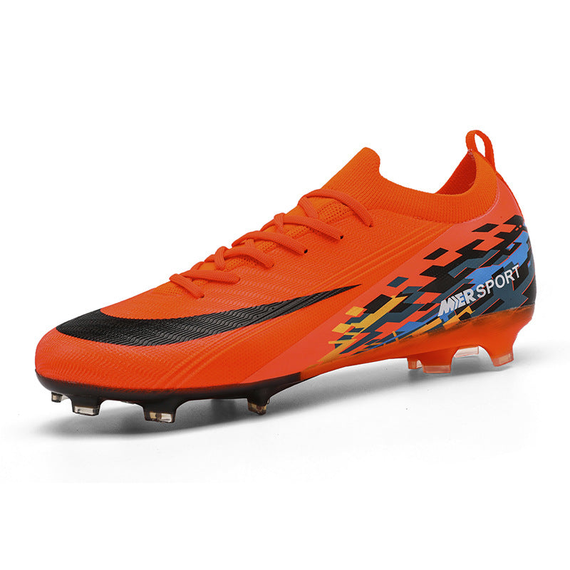New Large Size Long Spike Football Shoes Low Top Youth Competition Training Student Football Sports Shoes - 图片 6
