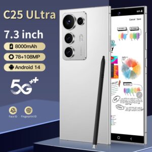 Exclusively for Southeast Asia C25 Ultra Large Screen Smartphone16+1T Android Phone Factory Price