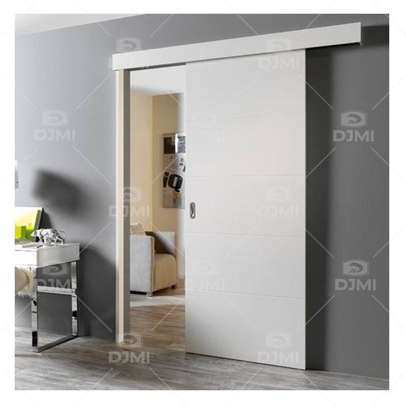 Factory Directly Supply Customized Interior Wooden Door Single Inside Pocket Sliding Door - 图片 4