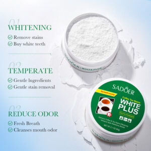 All English Tooth Powder60g SADOER Remove Tobacco Stains, Whiten Teeth, Clean Tartar, Strengthen Teeth Toothpaste  Wholesale
