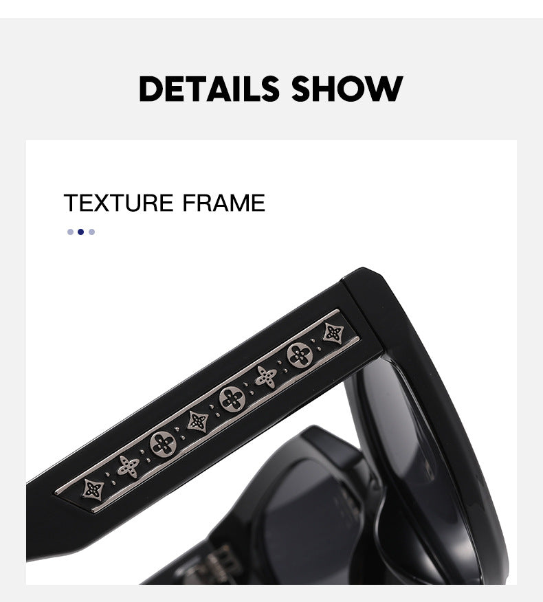 2025New European and American Fashion Large Frame Cat Eye Sunglasses for Women High-end Sunglasses Wholesale sunglasses - 图片 16