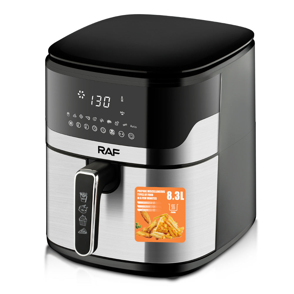 RAF European Standard Large Capacity Air Fryer8.3L Multifunctional Weighing Electric Deep Fryer with Visual Smart Touch Screen - 图片 15