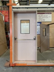 China Fire Doors Supplier Custom Hotel Room Wood Door Fireproof Smokeproof HPL Wooden Fire Resistant Doors for Hotel Project - 图片 10