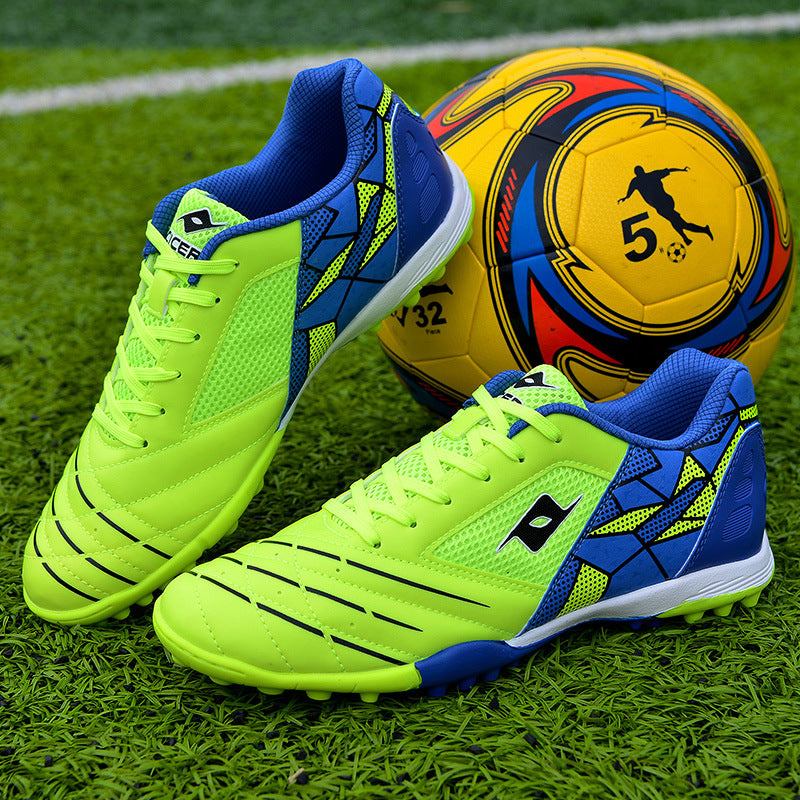 Men's Soccer Shoes TF Velcro Magic Tape Children's Sports Shoes for Primary and Secondary School Students and Teenagers for Sports Competitions and Training - 图片 7