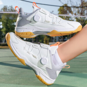 Men's Wear-Resistant Badminton Shoes Sports Shoes Large Size Couples Anti-Slip Shock Absorption Sneakers Women Breathable Lightweight Sports Shoes