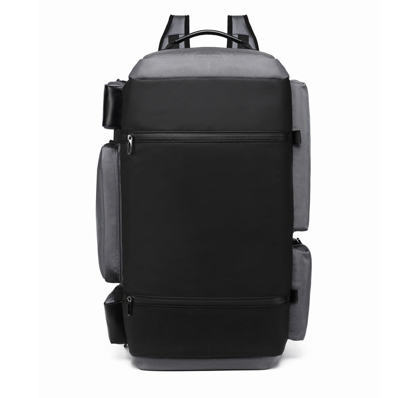 OZUKO Backpack Men's Water-Repellent Large Capacity Multi-Compartment Travel Laptop Bag Outdoor Sports Bag - 图片 5