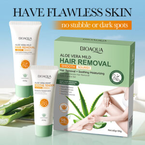 Aloe Vera Gentle Hair Removal Care2Set BIOAOUA Underarm Hair Removal Cream Cross-Border Wholesale