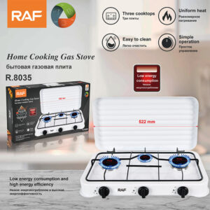 RAF Multifunctional Household Small Electric Stove Wholesale Three-Burner Gas Stove Small Household Appliance Liquefier R8035