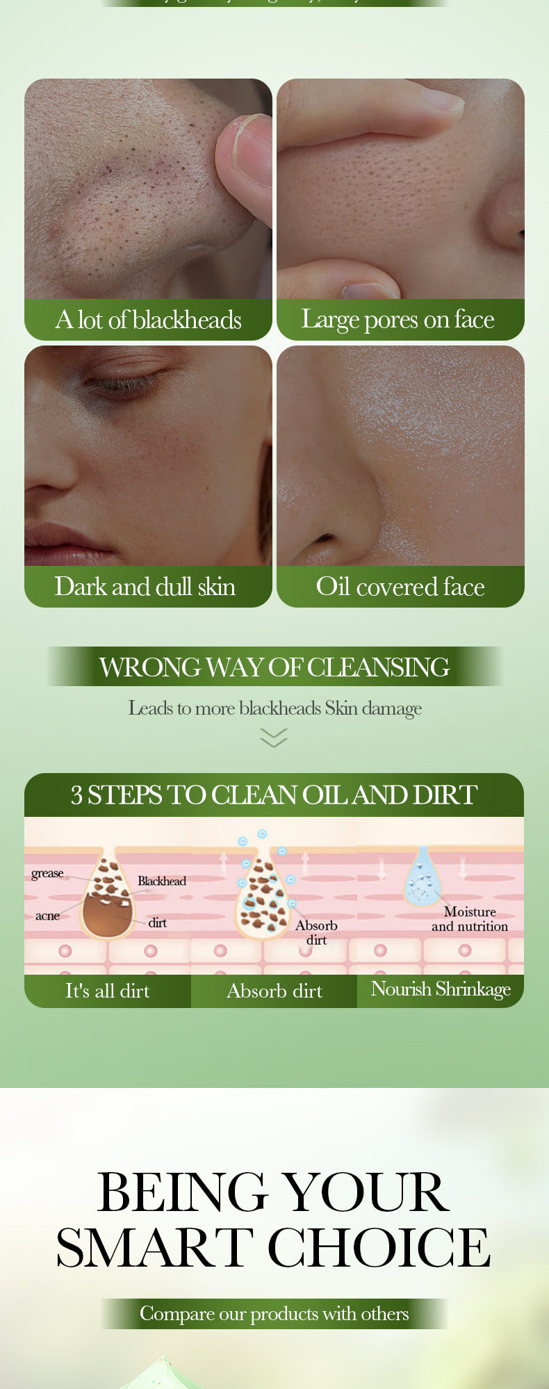 Fruit and Vegetable Cleansing Mask SADOER Deep Cleansing Facial Mud Mask Wholesale - 图片 8