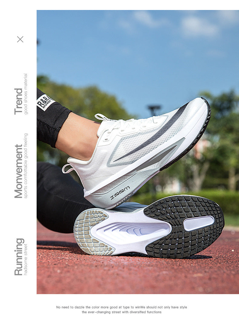 2025Plus Size Sports Shoes Racing Training Carbon Plate Sports Shoes Lightweight Men and Women Autumn Running Shoes - 图片 28