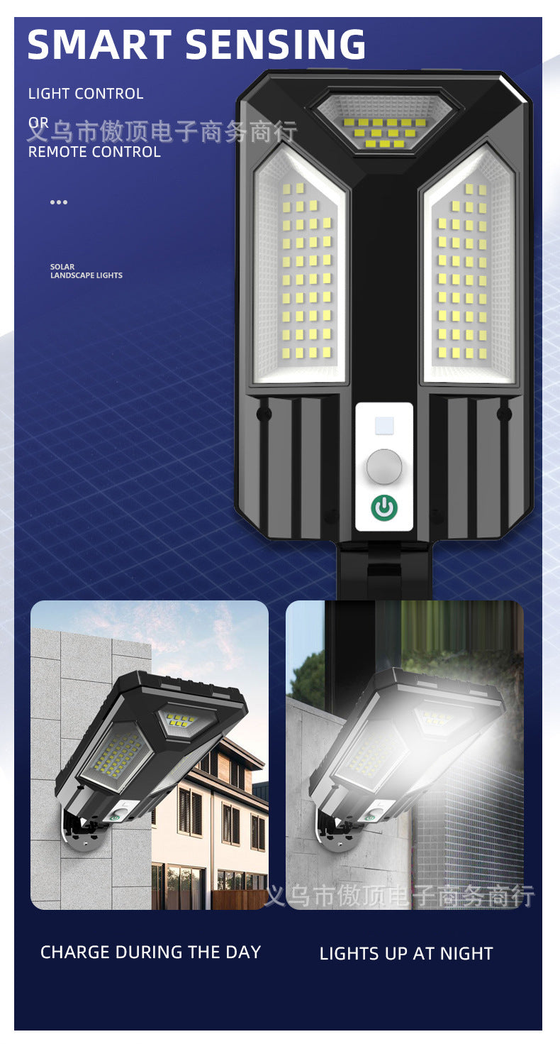 New Solar Light Outdoor Street Light Waterproof Garden Light LED Wall Light with Remote Control Garage Light COB - 图片 16