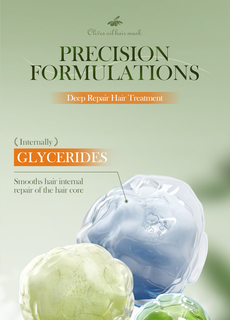 Olive Oil Hair Mask SADOER Repair Smooth Nourishing Hair Conditioner Cross-Border Wholesale - 图片 20