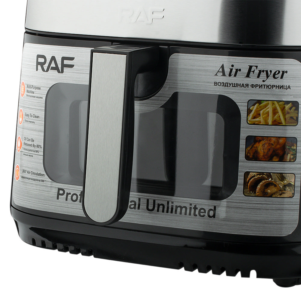 RAF European Standard Large Capacity Air Fryer8L Multifunctional Household Electric Deep Fryer with Visual Intelligent Touchscreen and Oil-Free - 图片 19
