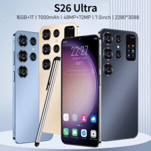 Hot selling product S26 Ultra Android Smart Large Screen Phone16+1T Factory Direct Sales Mobile Phones
