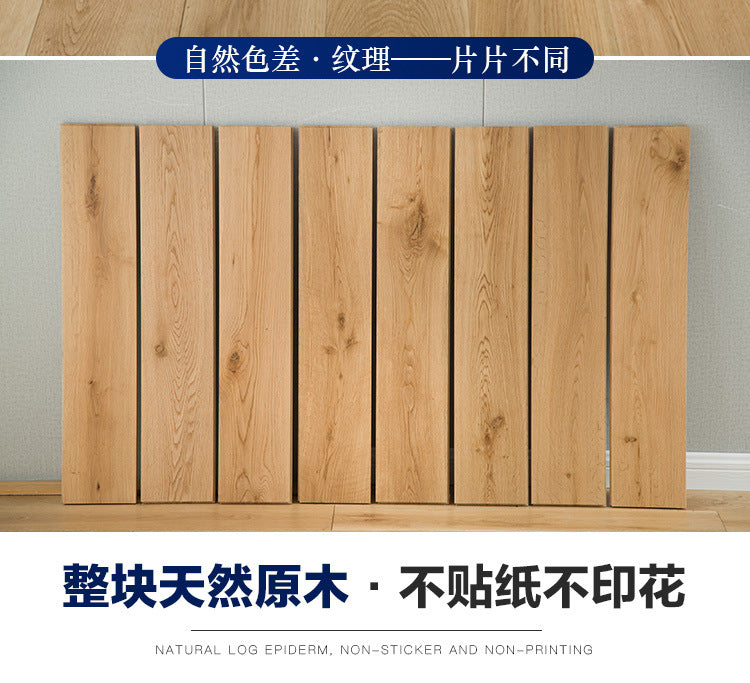In-stock Solid Oak Flooring from Source Scar Modification Hand Scratch Pattern Original Wood Floor Solid Wood with Dragon Bone Design - 图片 36