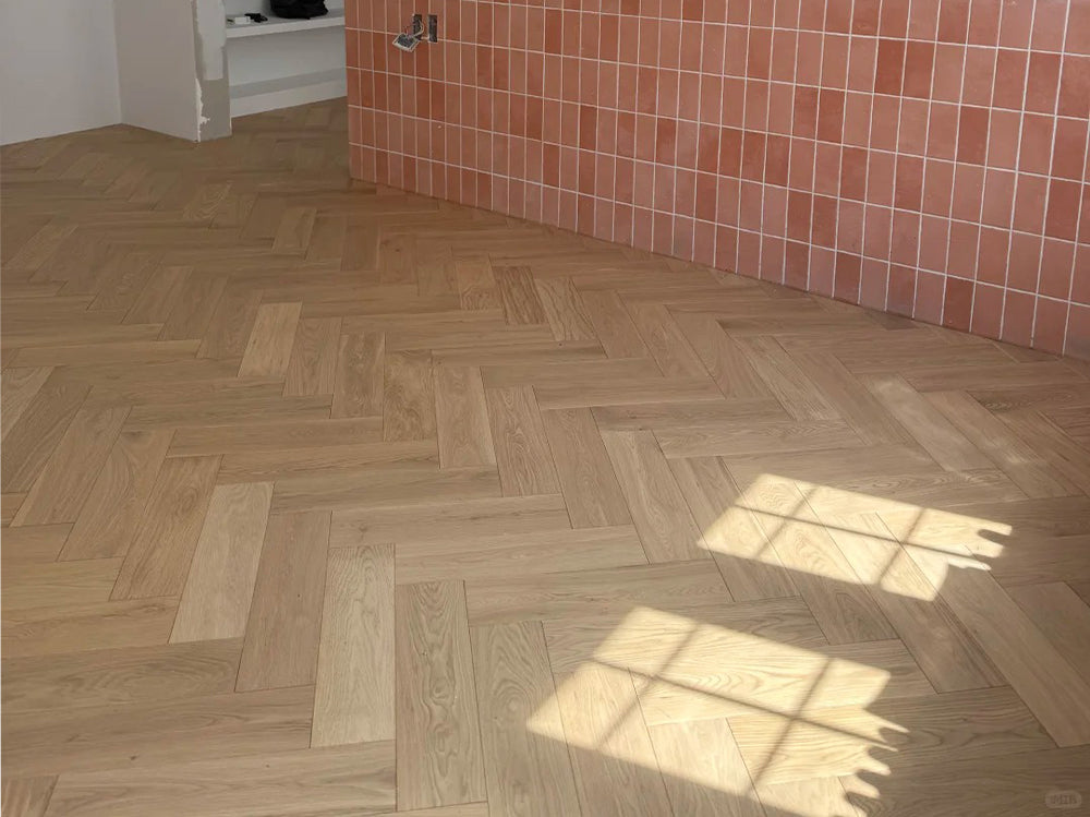 Luxury Customizable 18mm Herringbone Oak Engineered Flooring | Durable Multi-Layer Waterproof Anti-Slip Wood Exterior Outdoor - 图片 20