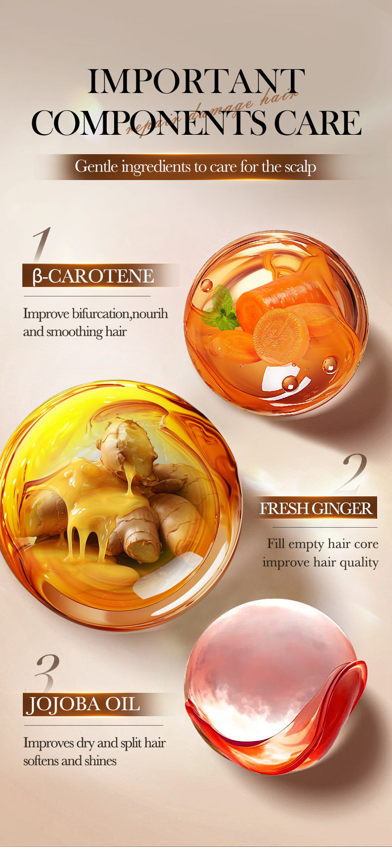 Batahana Nourishing Hair Mask SADOER Soothing and Moisturizing Conditioner Sachet Cross-Border Wholesale - 图片 13