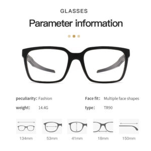 2025New Year's Square Sports TR Glasses Frames Wholesale In Stock Glasses