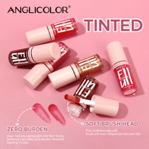Anglicolor Temperature Changing Lip Oil Long-lasting Moisturizing Mirror Lip Gloss Plump Lips Color-changing Lip Glaze
