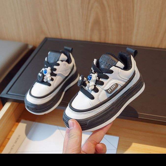 2025Autumn Unisex Stylish Casual Cute Big Kids Sneakers High Top Versatile Non-Slip Shoes - 图片 7