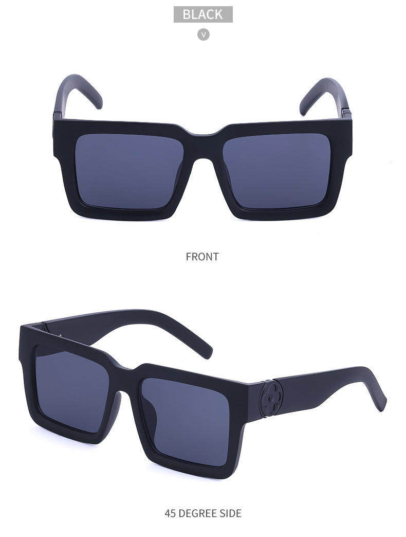 20252024 New Rich Man Sunglasses Men Trendy High-end Square Frame Sunglasses Men Glasses sunglass - 图片 32