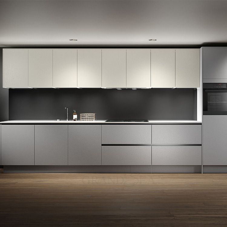 Modern Acrylic Kitchen Design Unit Cabinet Door Modular Lacquer Kitchen Cabinet - 图片 5