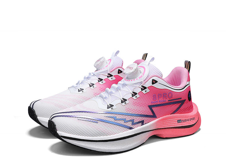 2025New8pro Full Palm Carbon Plate Racing Shock Absorption Running Shoes Men and Women Couples Rotating Buckle Youth Shoes Sports - 图片 41