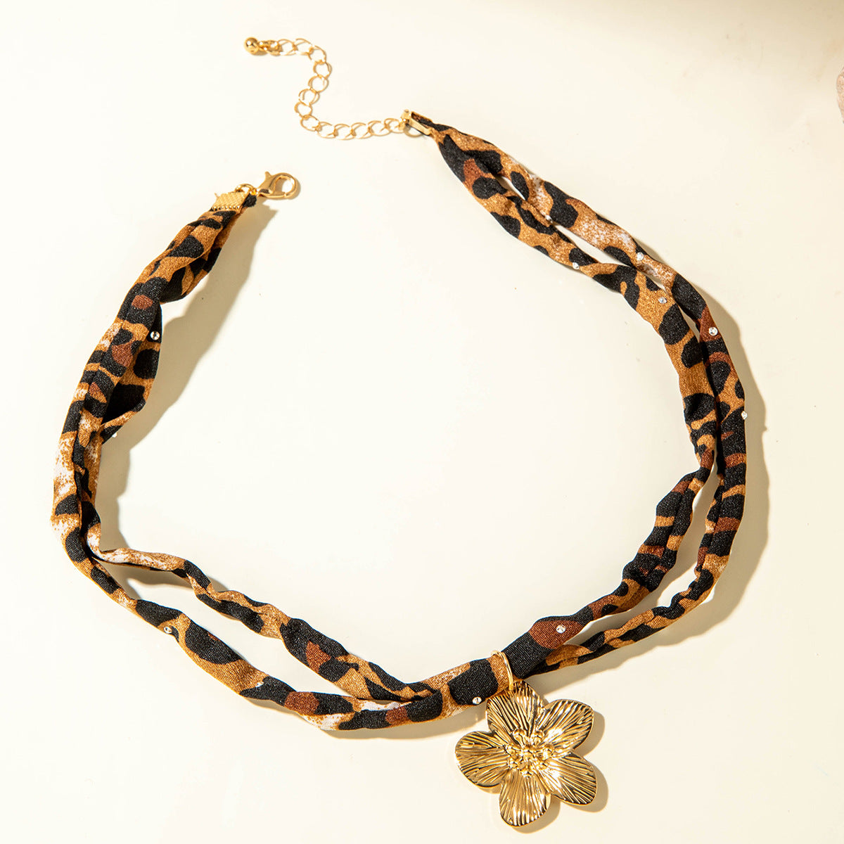 European and American Style Ocean-themed Cross Conch Starfish Pendant Leopard Print Exaggerated Necklace Collarbone Chain Jewelry - 图片 47