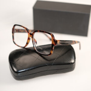 5048Internet Celebrity Style Blue Light Blocking Glasses Small Fragrance Style Large Frame Non-Prescription Glasses Personality Fashion Unisex Bare Face Glasses Frame