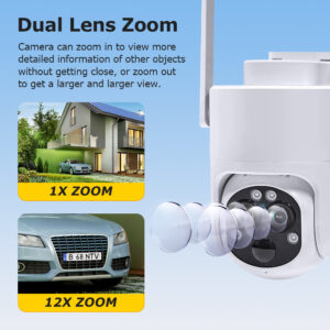 Exclusive Supply4G Solar Camera Outdoor Binocular Dome Camera 12High Zoom Low Power Consumption Manufacturer Direct Wholesale