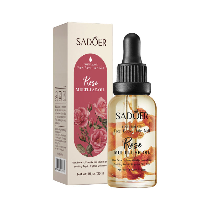 Cross-border Jasmine Dried Flower Massage Oil SADOER Moisturizing and rejuvenating skin body oil cross-border foreign trade wholesale - 图片 9