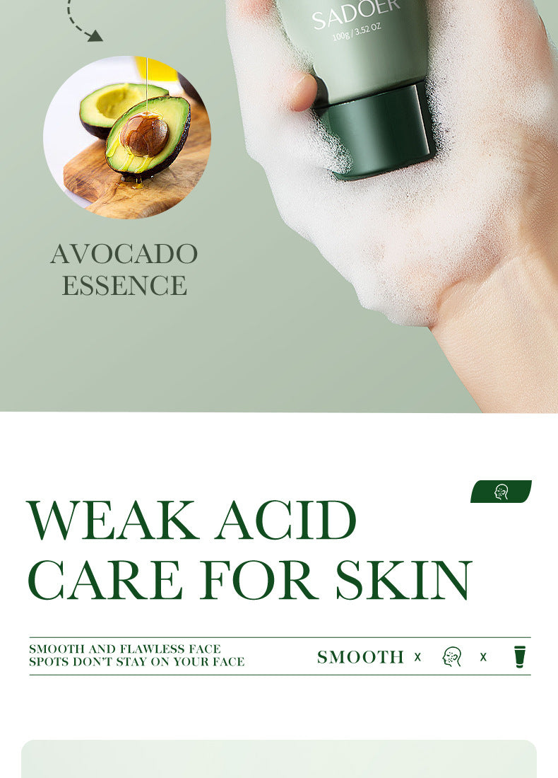 Avocado Skincare Set SADOER Cleansing, moisturizing and moisturizing six-piece set foreign trade wholesale - 图片 25