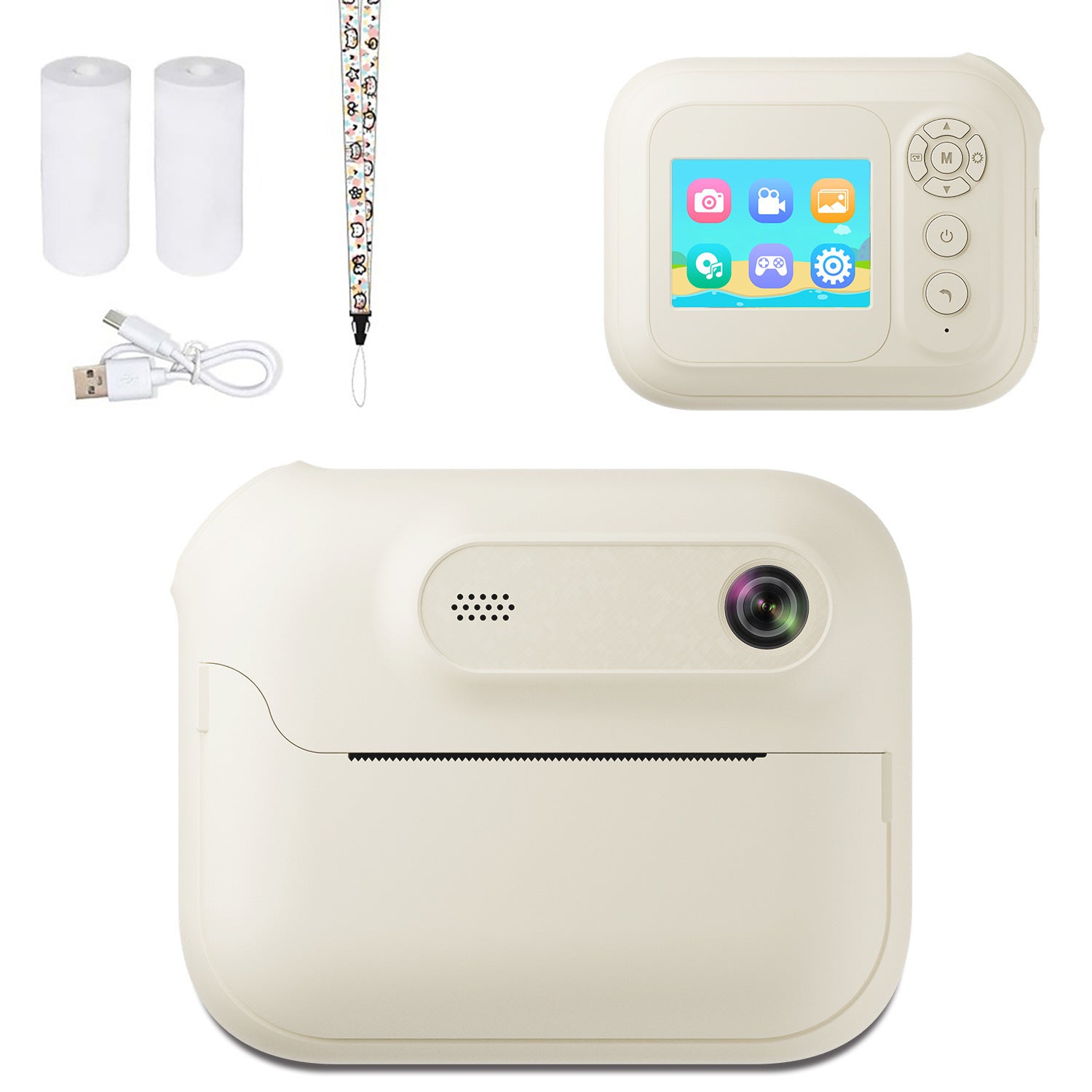 Hot-selling Polaroid Camera Children's Toy Can Take Photos and Print Black and White Photos Directly with Built-in - 图片 9