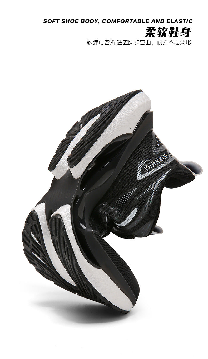 Summer Breathable Men's Shoes2025New Youth Sports Casual Running Shoes Student Lightweight Dad Mesh Trendy Shoes - 图片 14