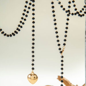 European and American Fashion Jewelry Beaded Tassel Double Layer Long Necklace Elegant Multi-layer Wear Y Type Necklace Ornament