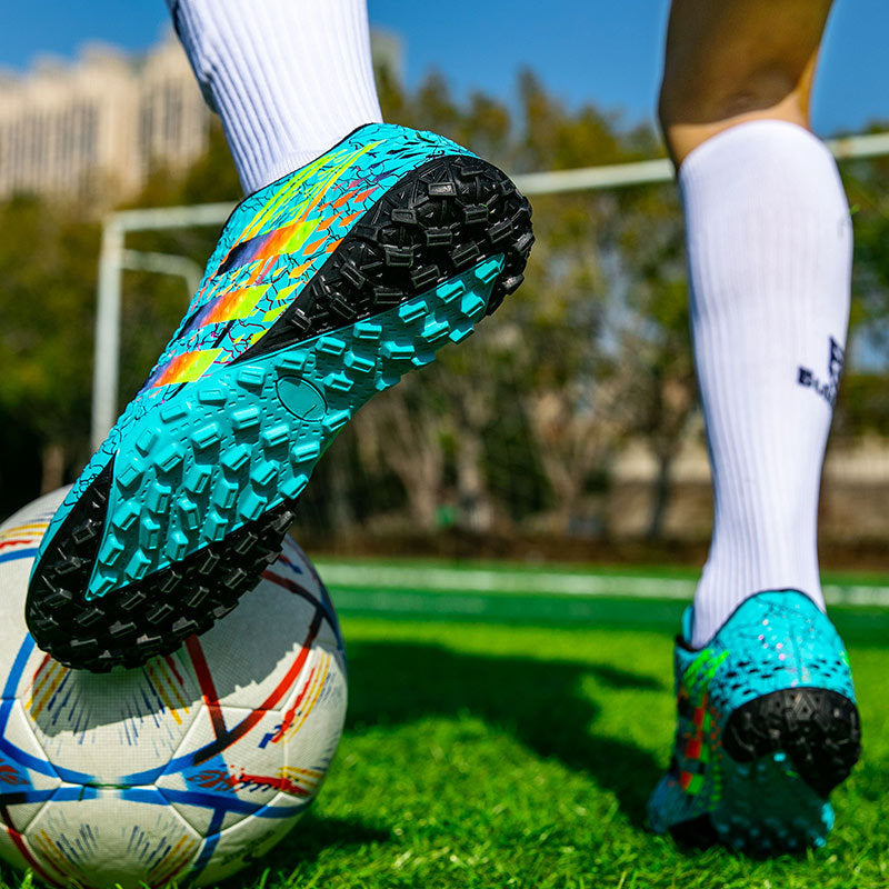 New professional football shoes for men and women AG Spike TF Broken Nail Youth Student Grassland Competition Training Shoes - 图片 3